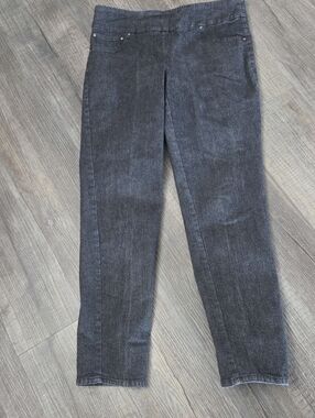 Ruby Rd. Charcoal Straight-Leg Trousers